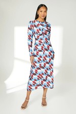 Principles Multi Fit & Flare Dress Womens Daywear Dresses