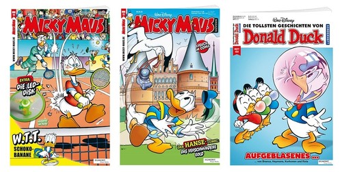 3 x Micky Maus + Donald Duck Sonderheft - Ausgaben Juni 2025 + Mai 2025