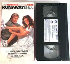 Runaway Bride VHS Tape Julia Roberts Ships  Same Day With Tracking