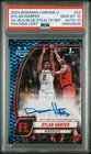 Dylan Harper 2024 Bowman Chrome U Blue Stealth Refractor 012/100 PSA 10 Auto 10