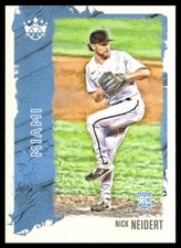2021 Panini Diamond Kings Nick Neidert Rookie Miami Marlins #139