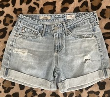 Adriano Goldschmied Shorts Women's 24 AG-ED The Hailey Cut Off Distressed Casual