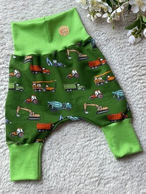   Baby Pumphose (Sommersweat)   Gr. 50 - 56 NEU Handmade *Fahrzeuge*