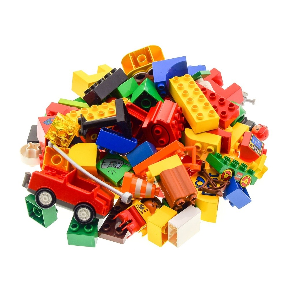 1 Kg Lego Duplo Bulk Building Bricks Special Parts Mixed Color, E.G.: Figures
