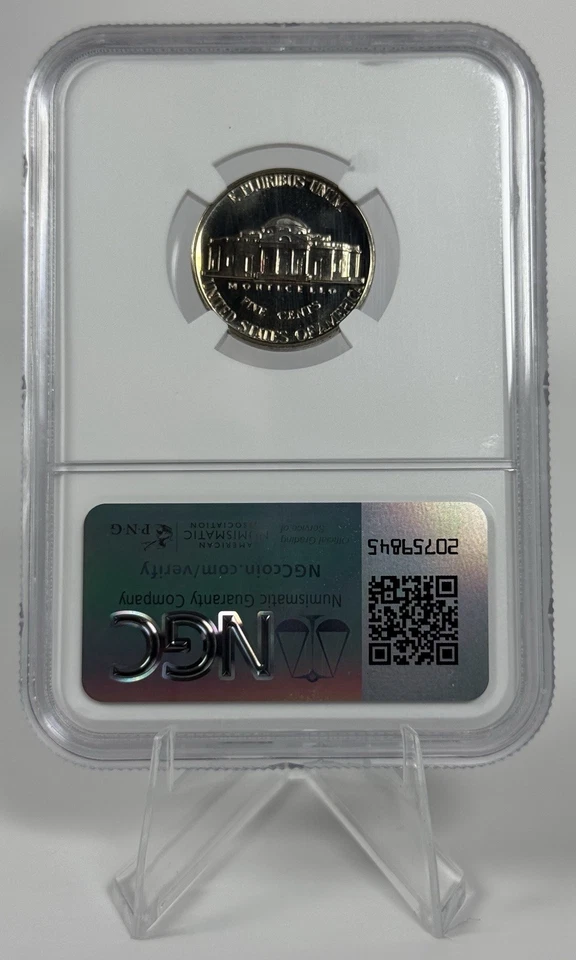 1956 Jefferson Nickel Proof NGC PF68 Cameo DDO FS-102 Cherry Pickers DDR NFS - Image 2 of 4