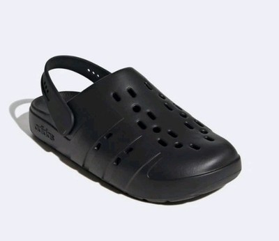 New in Box Adidas Adilette Clog 2.0 cloudfoam mens size u.s 9/ euro 43  black
