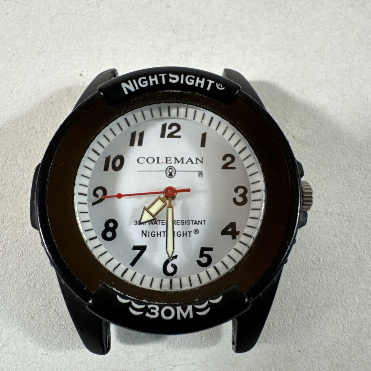 Coleman Night Sight Watch Mens 42mm Needs Battery and Watchband | eBay