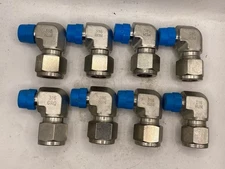 Lot Of 8 TY-LOK SS MALE ELBOW 1/2 TUBE OD X 1/2 MALE SWAGELOK CLMA84N-s316