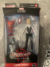 Marvel Legends Into The Spider-Verse Gwen Stacy & Peter Porker Stilt Man BAF NEW