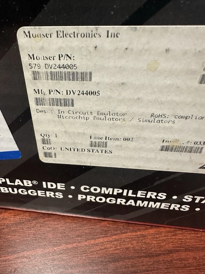 Microchip MPLAB Real Ice Programmer/Debugger Complete Kit DV244005 - Image 2 of 4