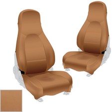 Leather Seat Covers By Moss Upholstery Tan - Mx-5 Miata 1999-2000