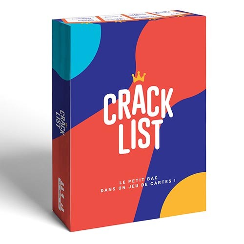 Crack List boîte abîmée jeu de cartes interactif pour jouer en famille