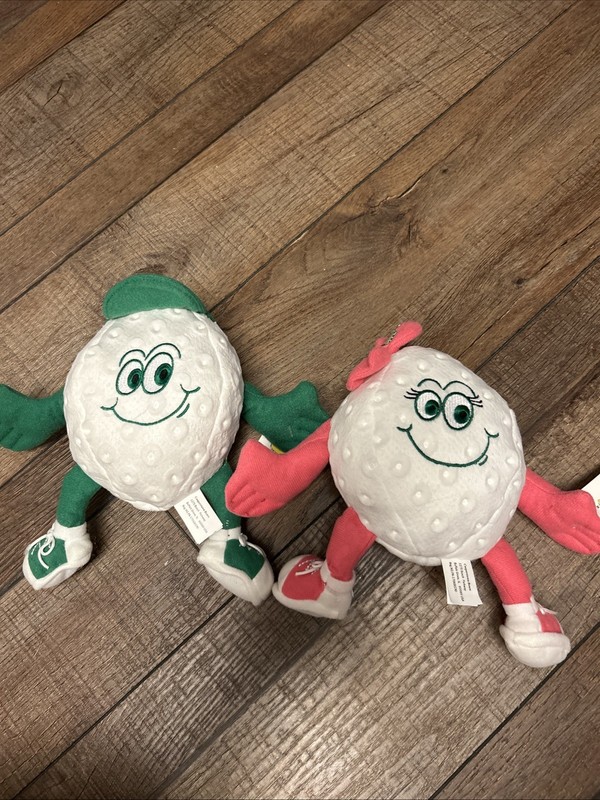 Masters Plush Golf Ball Toys.  New With Tags