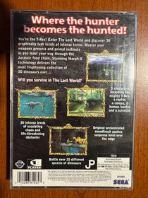 Sega Saturn - Jurassic Park The Lost World - Complete = CIB Case + Game + Manual
