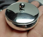 MCM Rare LUNT Sterling No. 23 Petite Lidded Trinket Box-2"W By 1-1/4" H