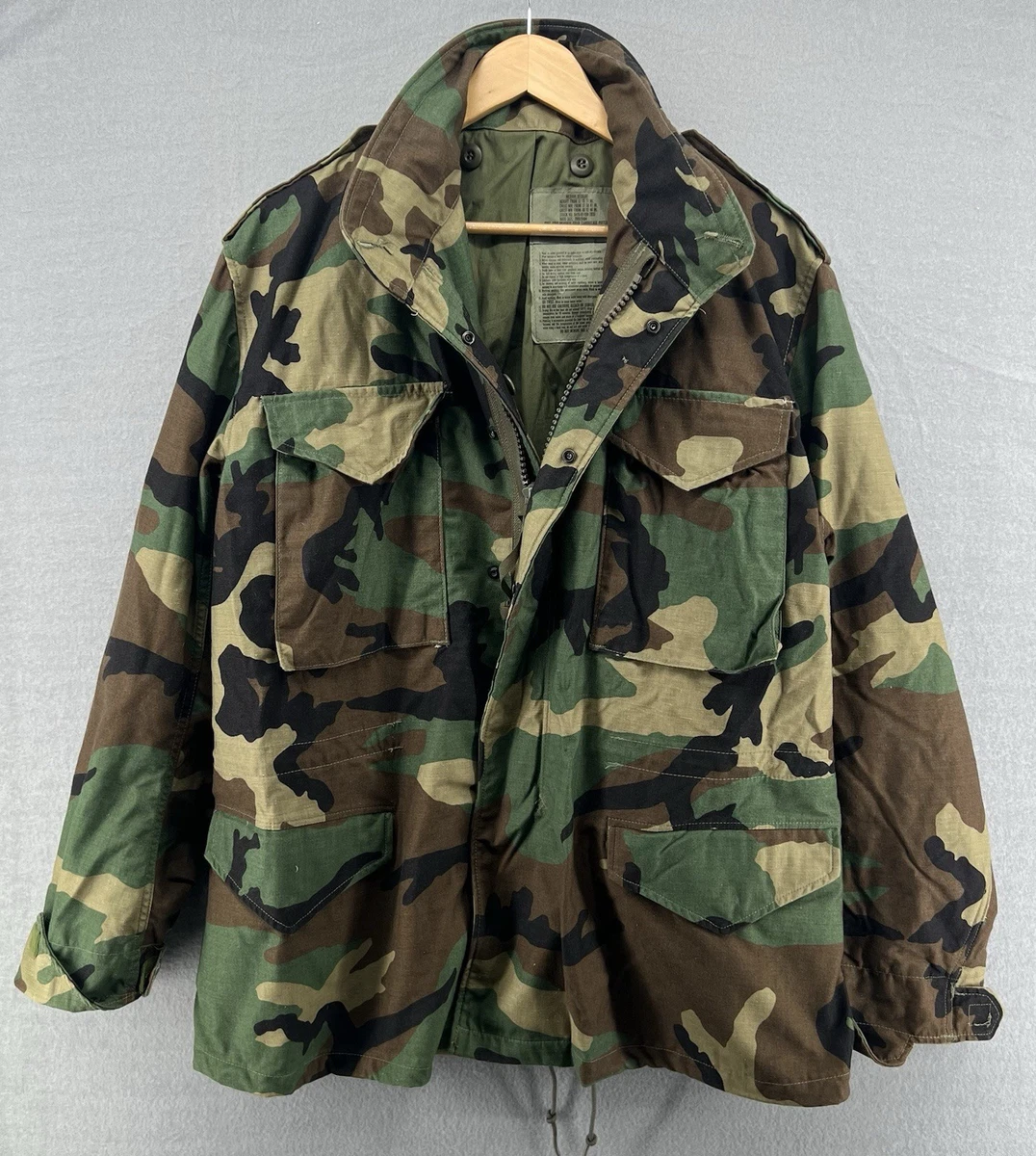 【希少・フルセット】US ARMY M-65 MEDIUM Vintage 80s M-65 Field Jacket Military US Army OG 107 size Small