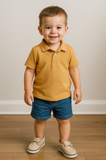 Ralph Lauren Polo Boat Shoes Toddler 5 Beige Canvas Slip-On Unisex Nautical