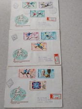 1966 Hungary World Cup FDC Registered To Australia Complete Set 3 Covers RARE