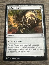 Golgari Signet NM Commander: Bloomburrow 272 MTG Regular