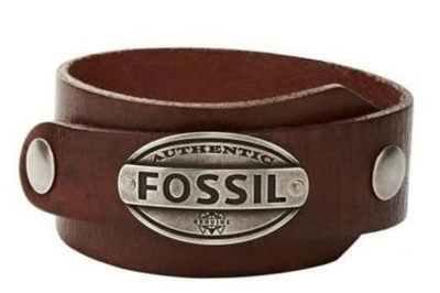 Fossil Gents Leather Wrap Bracelet