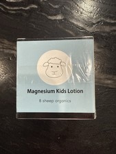 8 Sheep Organics Magnesium Kids Lotion 4oz For Calming Sleep Exp 06/2028