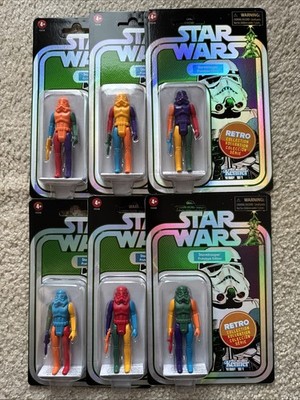 Star Wars Retro Collection Stormtrooper Prototype Edition Complete set of 6 2021