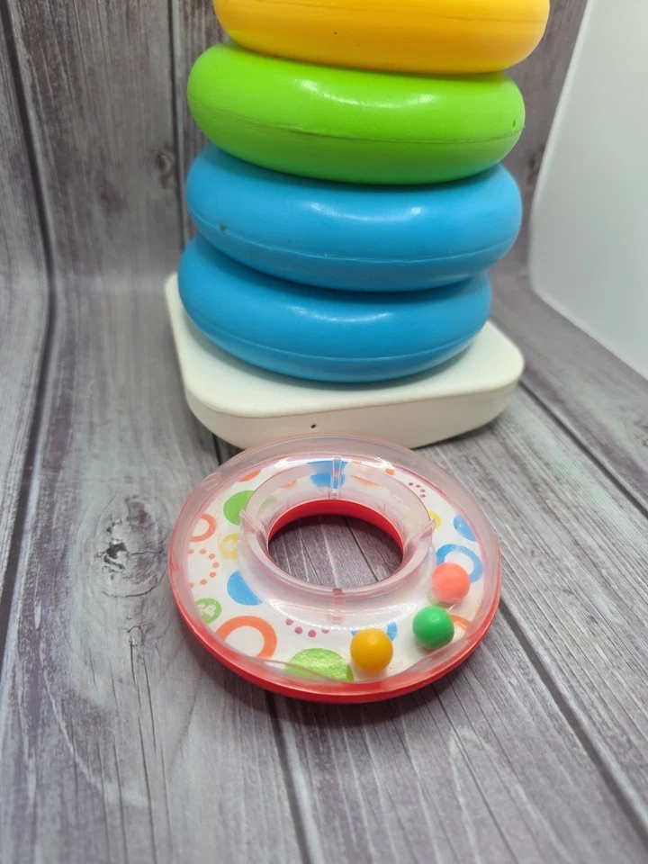 Детская игрушка Fisher Price Rock-a-Stack укладочные кольца дополнительный синий предмет - Изображение 4 из 4