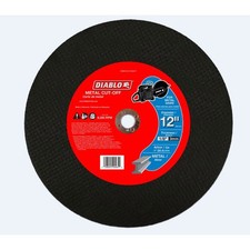 Diablo DBD120125A01F 12in Metal Cut-Off Disc 1/8in Thick 1in Arbor