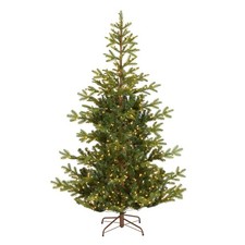 National Tree Company 6.5 ft Pre-Lit Norwegian Spruce ft, Green