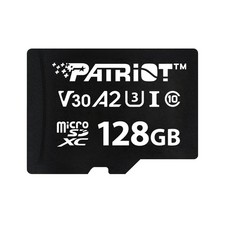 Patriot VX 128GB V30 A2 U3 USH-I 4K MicroSD Flash Card Dashcam/Home Surveillance