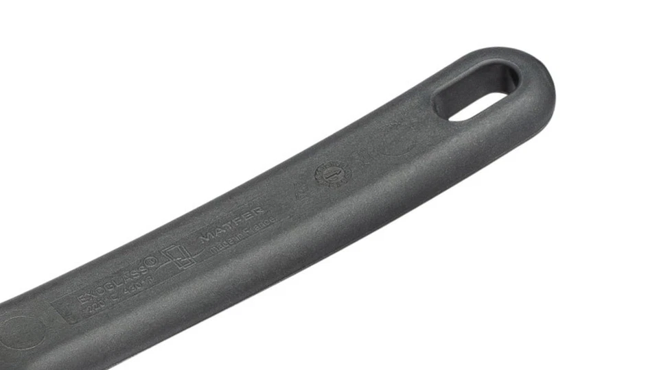 Bourgeat Exoglass® High Temperature Slotted Pelton Spatula/Turner, Grey - Image 2 of 4