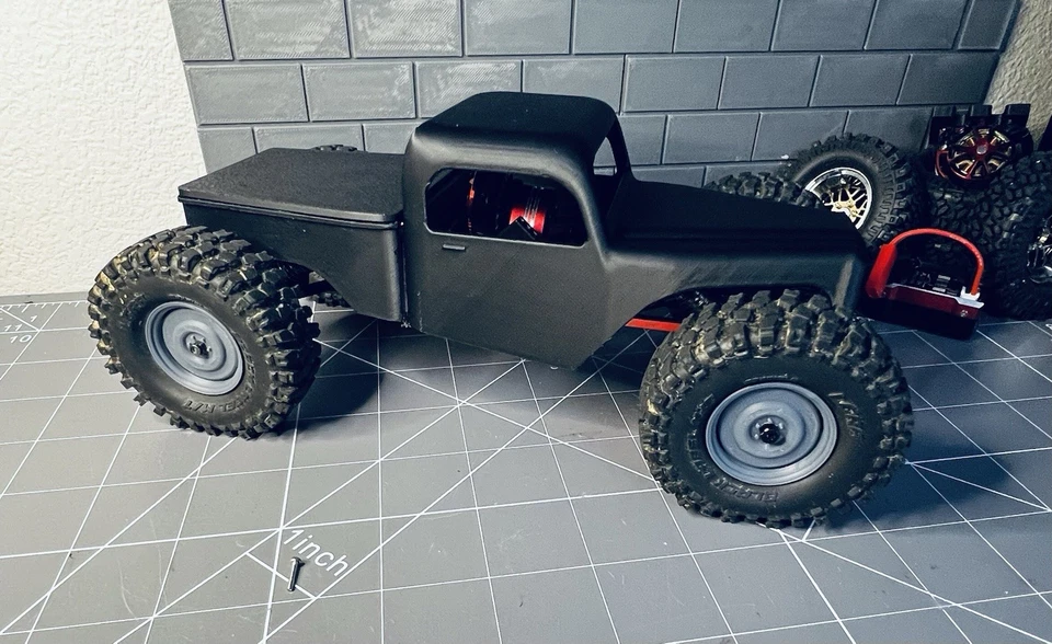 scx24 Blacked Out! Comp Wagon Chassis And Body - Image 2 of 4
