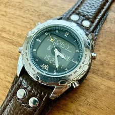 [Rare] Vintage Seiko JAL Analog-Digital World Time H023