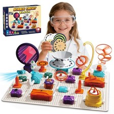 Experimentierkasten Elektronik Baukasten, Experimente für Kinder, 72 STEM Physik