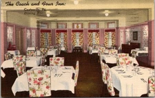 The Coach and Four Inn Coatesville Pennsylvania Postcard