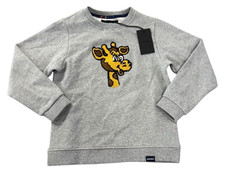 NEW Bonobos x Toys R Us Geoffrey LS Crewneck Sweatshirt Gray Kids Size 12 NWT