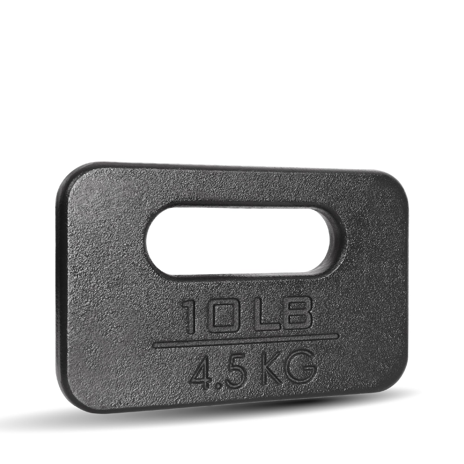 Yes4All ZC4Y Cast Iron Rucking Weight Plate for Backpack, 4,5 4.5 KG, Black