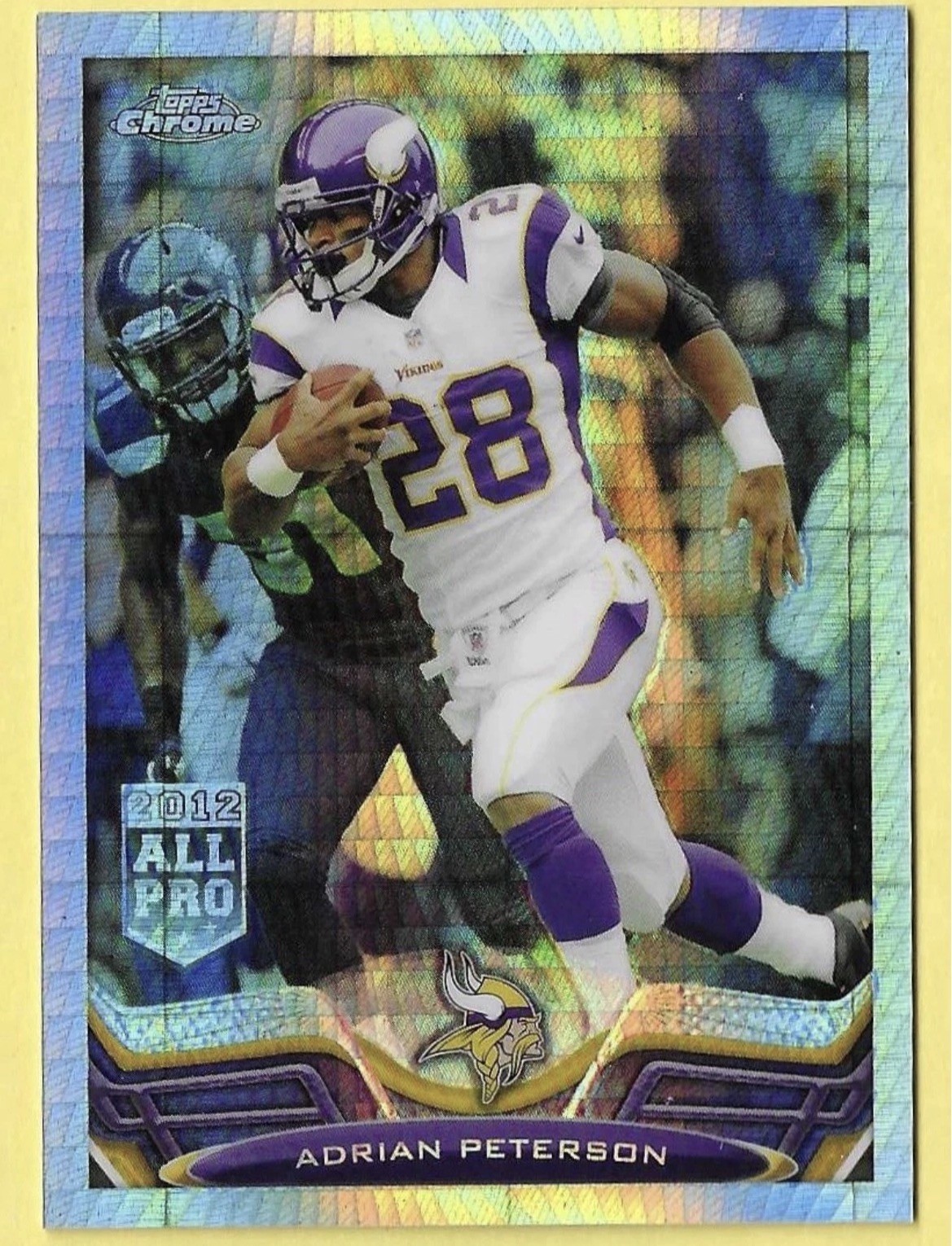 2013 Topps Chrome Adrian Peterson #100 Prism Refractor /260