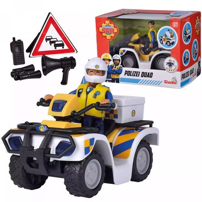 4006592062675 Strażak Sam. Quad policyjny z figurką Malcolma Simba Toys