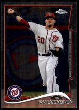 Ian Desmond 2014 Topps Chrome #97 Nationals MLB READ FREE SHIPPING AutographDen