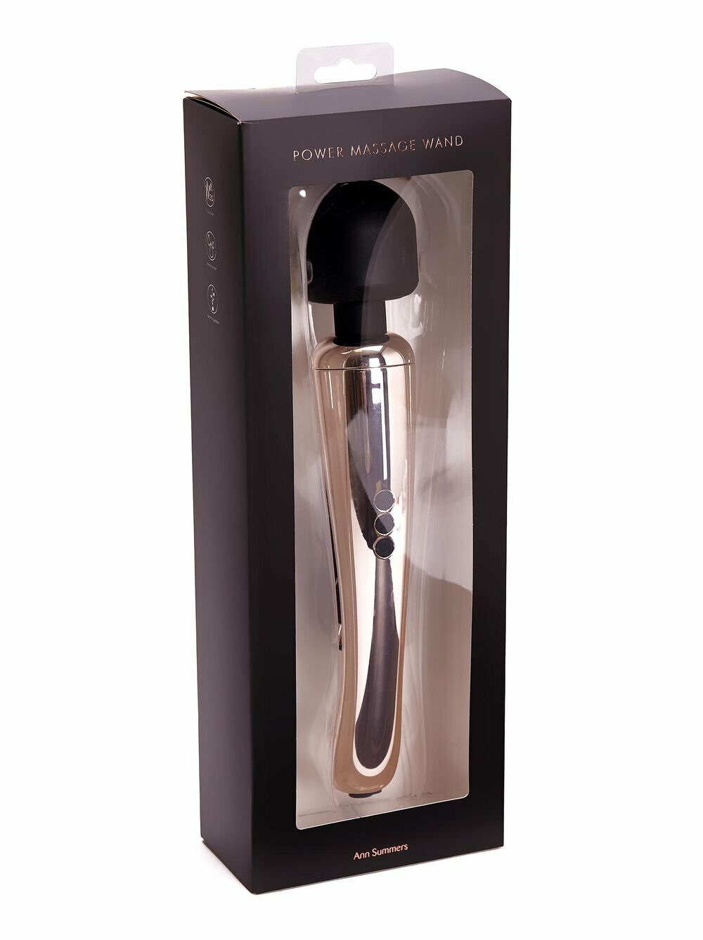 Ann Summers Rechargeable Vibrating Power Massage Wand Rose Gold Date