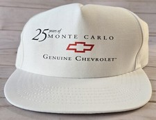 Genuine Chevrolet 25 Years Of Monte Carlo Snapback Hat One Size Unworn Chevy