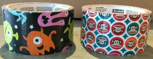 Scotch / 3M Craft Duct Tape - Batman Superman Camo Paisley Rainbow Sock Monkey - 第 5/20 張圖片