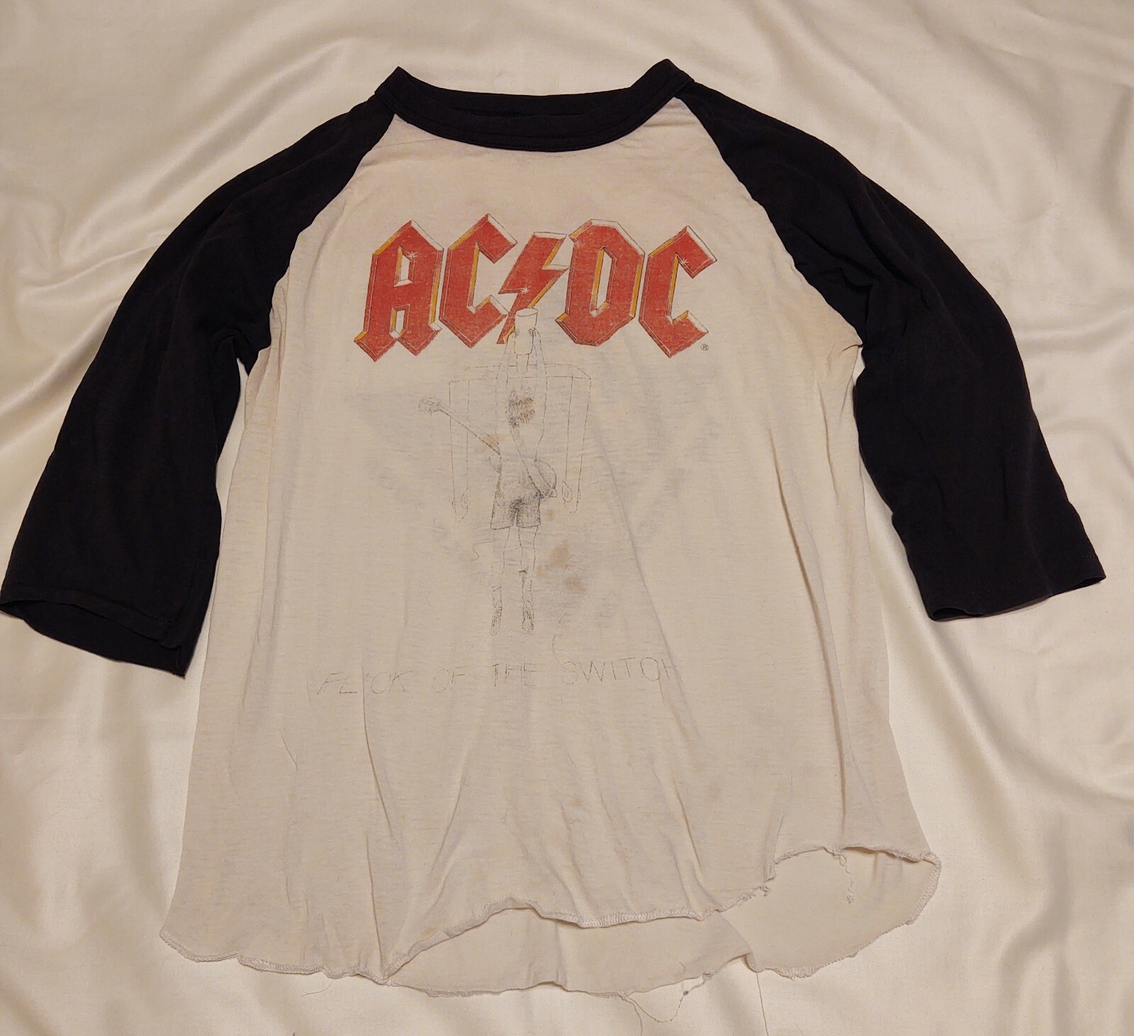 Vintage AC/DC Concert Tour Shirt 1983 Flick of the Sw… - Gem