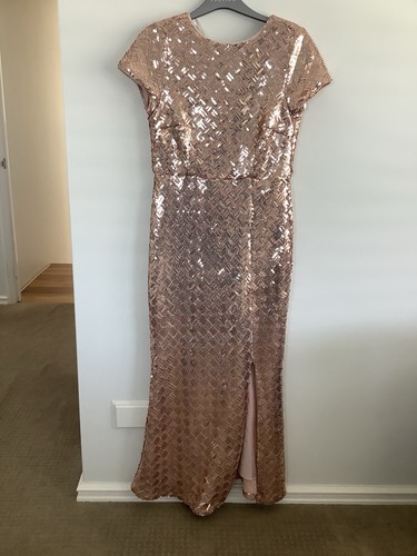 Collection Size 12 Rose Gold Ball Gown - Picture 6 of 8