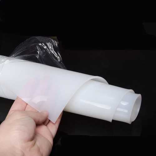 Foglio Gomma Siliconica Trasparente `1-2pz Flessibile Termoresistente Non Tossico per Guarnizione - Foto 9 di 24