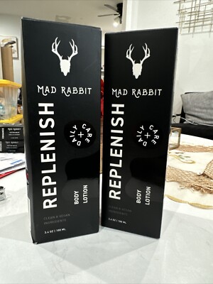Mad Rabbit Tattoo Replenish Body Lotion, 3.4oz | 100 ML  2pack