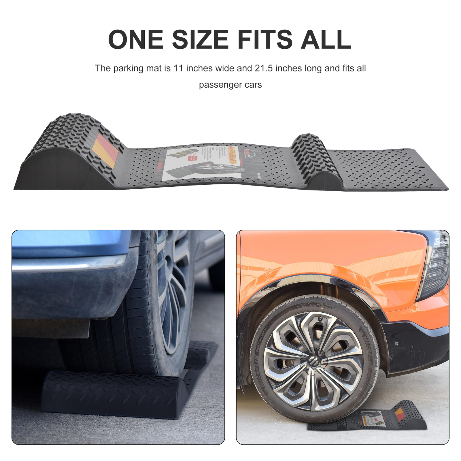 Park Right Parking Mat Garage Wheel Stop Car Wheel Stopper Block Trailer Tire