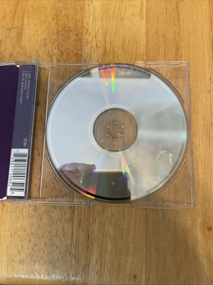 Whitney Houston I Will Always Love You UK Import 3 Track CD 1992 Arista Records Foto 4 de 4