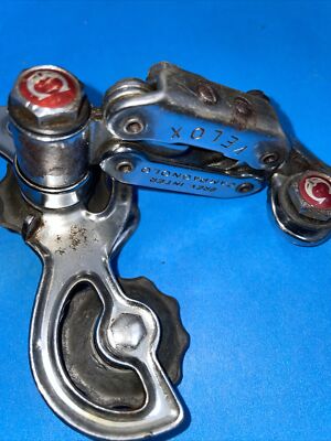 Ancien dérailleur arrière Campagnolo Velox cage courte Italie Eroica